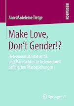 Télécharger le livre :  Make Love, Don't Gender!?