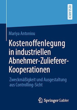 Download the eBook: Kostenoffenlegung in industriellen Abnehmer-Zulieferer-Kooperationen