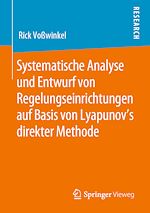 Download this eBook Systematische Analyse und Entwurf von Regelungseinrichtungen auf Basis von Lyapunov's direkter Methode