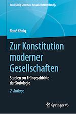 Télécharger le livre :  Zur Konstitution moderner Gesellschaften
