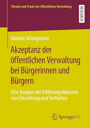 Téléchargez le livre :  Akzeptanz der öffentlichen Verwaltung bei Bürgerinnen und Bürgern