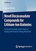 Télécharger le livre :  Novel Decavanadate Compounds for Lithium-Ion Batteries