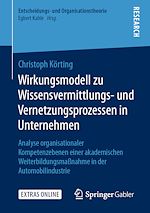 Download this eBook Wirkungsmodell zu Wissensvermittlungs- und Vernetzungsprozessen in Unternehmen