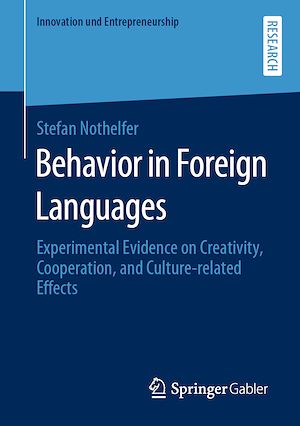 Téléchargez le livre :  Behavior in Foreign Languages
