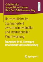 Télécharger le livre :  Hochschullehre im Spannungsfeld zwischen individueller und institutioneller Verantwortung