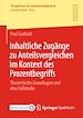 Télécharger le livre :  Inhaltliche Zugänge zu Anteilsvergleichen im Kontext des Prozentbegriffs