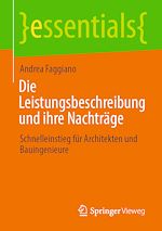 Download this eBook Die Leistungsbeschreibung und ihre Nachträge
