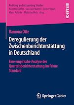 Télécharger le livre :  Deregulierung der Zwischenberichterstattung in Deutschland
