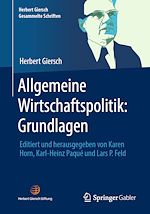 Télécharger le livre :  Allgemeine Wirtschaftspolitik: Grundlagen