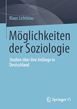 Télécharger le livre :  Möglichkeiten der Soziologie
