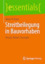 Download this eBook Streitbeilegung in Bauvorhaben