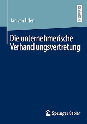 Téléchargez le livre :  Die unternehmerische Verhandlungsvertretung