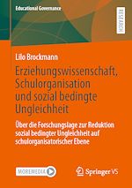 Télécharger le livre :  Erziehungswissenschaft, Schulorganisation und sozial bedingte Ungleichheit