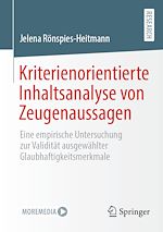 Download this eBook Kriterienorientierte Inhaltsanalyse von Zeugenaussagen