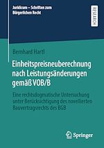 Télécharger le livre :  Einheitspreisneuberechnung nach Leistungsänderungen gemäß VOB/B