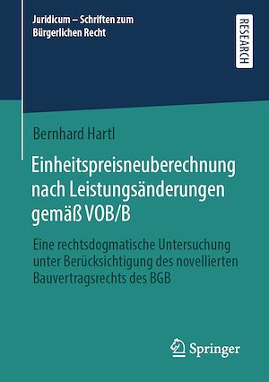 Téléchargez le livre :  Einheitspreisneuberechnung nach Leistungsänderungen gemäß VOB/B