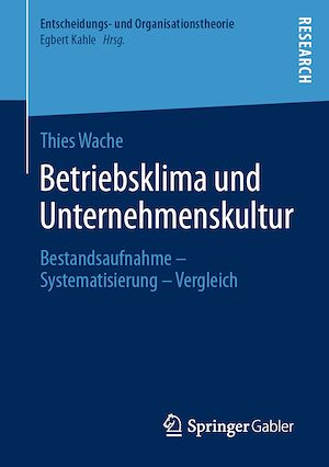 Téléchargez le livre :  Betriebsklima und Unternehmenskultur