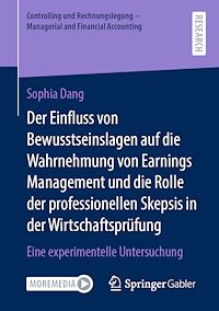 Télécharger le livre :  Der Einfluss von Bewusstseinslagen auf die Wahrnehmung von Earnings Management und die Rolle der professionellen Skepsis in der Wirtschaftsprüfung