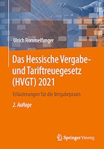 Download this eBook Das Hessische Vergabe- und Tariftreuegesetz (HVGT) 2021
