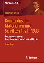 Download this eBook Biographische Materialien und Schriften 1921-1933