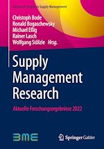 Télécharger le livre :  Supply Management Research