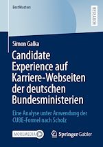 Télécharger le livre :  Candidate Experience auf Karriere-Webseiten der deutschen Bundesministerien