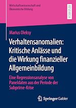 Télécharger le livre :  Verhaltensanomalien: Kritische Anlässe und die Wirkung finanzieller Allgemeinbildung