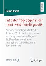 Télécharger le livre :  Patientenfragebögen in der Harninkontinenzdiagnostik