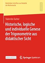 Télécharger le livre :  Historische, logische und individuelle Genese der Trigonometrie aus didaktischer Sicht