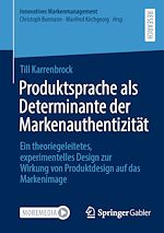 Télécharger le livre :  Produktsprache als Determinante der Markenauthentizität