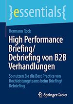 Télécharger le livre :  High Performance Briefing/Debriefing von B2B Verhandlungen
