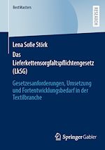 Télécharger le livre :  Das Lieferkettensorgfaltspflichtengesetz (LkSG)