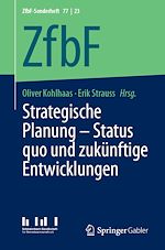 Télécharger le livre :  Strategische Planung – Status quo und zukünftige Entwicklungen