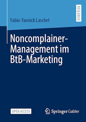 Téléchargez le livre :  Noncomplainer-Management im BtB-Marketing
