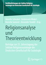 Télécharger le livre :  Religionsanalyse und Theorieentwicklung