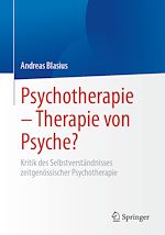 Télécharger le livre :  Psychotherapie – Therapie von Psyche?