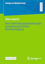 Download this eBook Peer-Unterstützungsbeziehungen im Kontext psychischer Beeinträchtigung