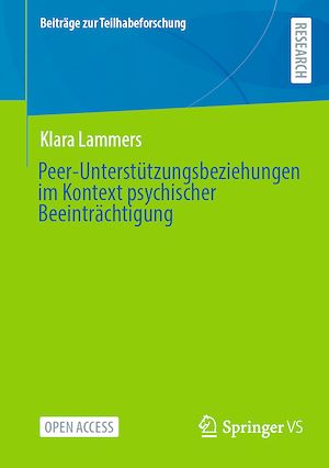 Téléchargez le livre :  Peer-Unterstützungsbeziehungen im Kontext psychischer Beeinträchtigung