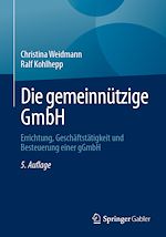Télécharger le livre :  Die gemeinnützige GmbH