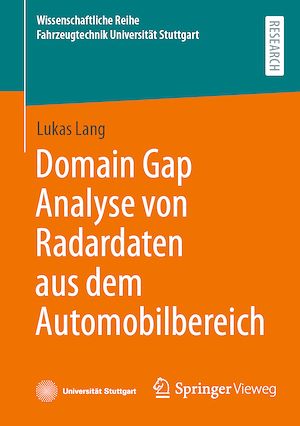 Téléchargez le livre :  Domain Gap Analyse von Radardaten aus dem Automobilbereich