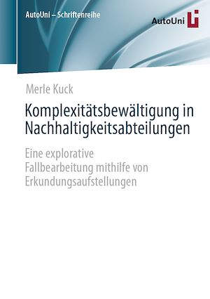 Téléchargez le livre :  Komplexitätsbewältigung in Nachhaltigkeitsabteilungen