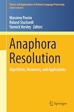 Download this eBook Anaphora Resolution