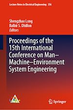 Télécharger le livre :  Proceedings of the 15th International Conference on Man–Machine–Environment System Engineering
