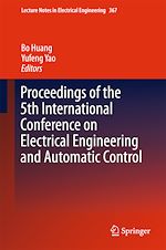 Télécharger le livre :  Proceedings of the 5th International Conference on Electrical Engineering and Automatic Control