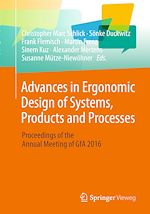 Télécharger le livre :  Advances in Ergonomic Design of Systems, Products and Processes