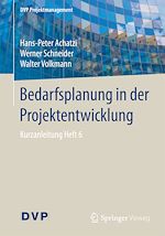 Download this eBook Bedarfsplanung in der Projektentwicklung
