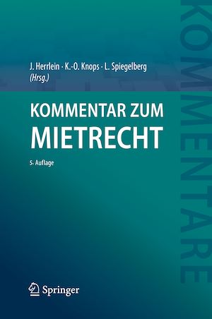 Téléchargez le livre :  Kommentar zum Mietrecht