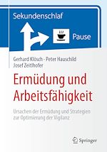 Télécharger le livre :  Ermüdung und Arbeitsfähigkeit