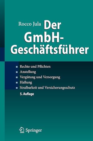 Téléchargez le livre :  Der GmbH-Geschäftsführer