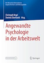 Télécharger le livre :  Angewandte Psychologie in der Arbeitswelt
